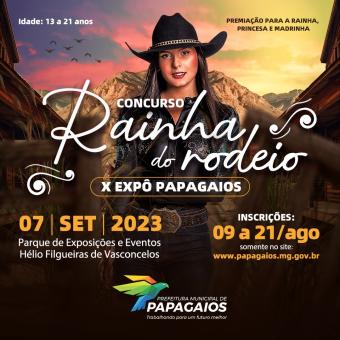 Conheça as candidatas a Rainha do Rodeio - Expô Papagaios 2023